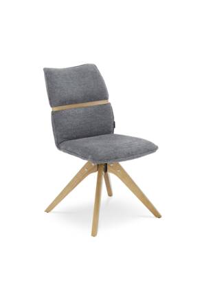 Stuhl MAROU - drehbar, Stoff, Graublau Stuhl 100846 MAROU Graublau Masterbild small | Homepoet