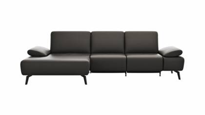Longchair links, 2,5-Sitzer, Armlehne verstellbar (manuell)
