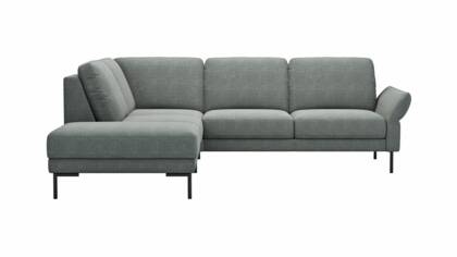 Ecksofa Rockport A - Ecke links mit 2,5-Sitzer rechts, inkl. Armlehne verstellbar, Stoff, Eisblau na Polsterecke Rockport A masterbild eisblau 145083 small | Homepoet