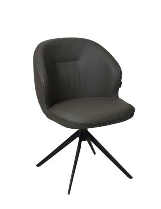 Stuhl 100940 MERRITH Dunkelbraun Schwarz Masterbild small | Homepoet