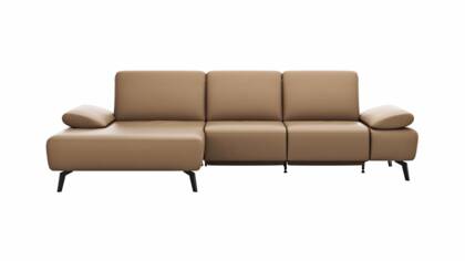 Longchair links, 2,5-Sitzer, Armlehne verstellbar (manuell)