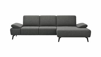 2,5-Sitzer, Longchair rechts, Armlehne/Sitztiefe verstellbar (manuell)