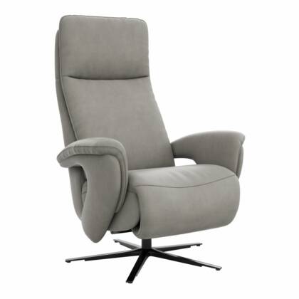 Sessel Tulsa Relax - Größe L, inkl. Maxirücken und Kopf-/Fußteil/Rückenlehne verstellbar, Leder, Graubeige na Sessel Tulsa Relax graubeige masterbild 138468 small | Homepoet