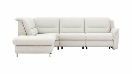 Ecke links, 2-Sitzer, Relaxfunktion (motorisch), Kopfteil verstellbar (manuell)