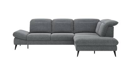 2,5-Sitzer, Ecke rechts, Schlaffunktion, Kopfteil/Armteil/Sitztiefe verstellbar (manuell)