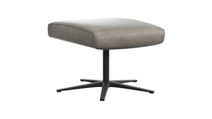 Hocker Noto Relax II - Leder, Eisengrau co Hocker Noto Relax II eisengrau masterbild 120503 small | Homepoet