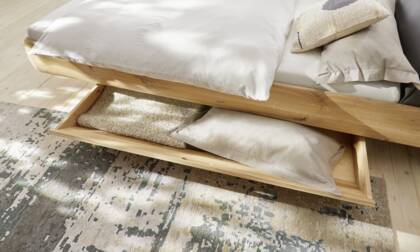 Bettkasten Foresta - Asteiche massiv, Bianco co 25 bett foresta wimmer holz eiche bianco leder grau d 06 001 small | Homepoet