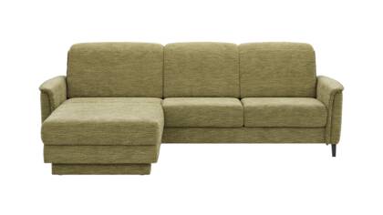 Longchair links, 2,5-Sitzer, Kopfteil verstellbar (manuell)