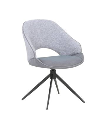 Stuhl 100869 MERIEM Grau Schwarz Masterbild small | Homepoet