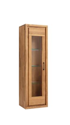 Hängevitrine Farmingdale light - Eiche massiv, natur geölt 009.20 na 25 h  ngevitrine farmingdale light eiche natur fs 001 small | Homepoet